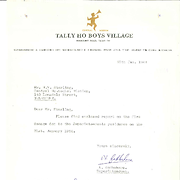 Report on fire at Tally Ho Boys' Village